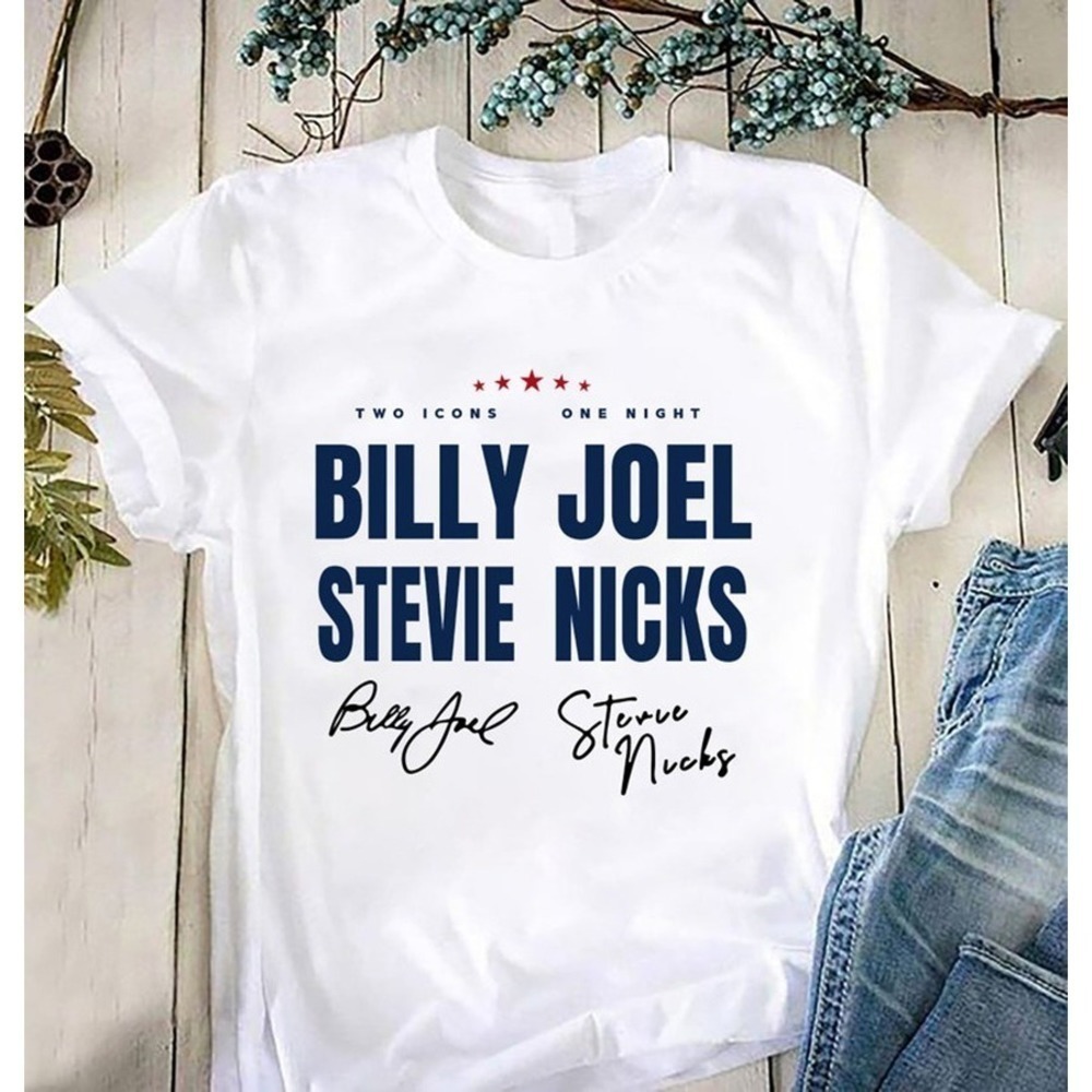 Billy Joel Stevie Nick Tour Shirt Billy Joel Stevie Nick Fan Lovers Shirt